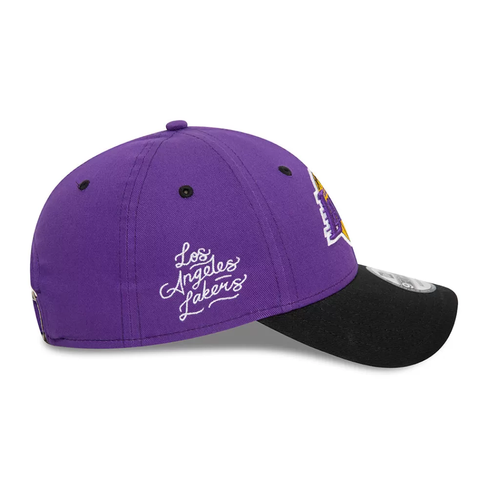 Casquettes De Baseball | Casquettes Homme^New Era Casquette 9FORTY NBA Side Patch L.A. Lakers violet-noir