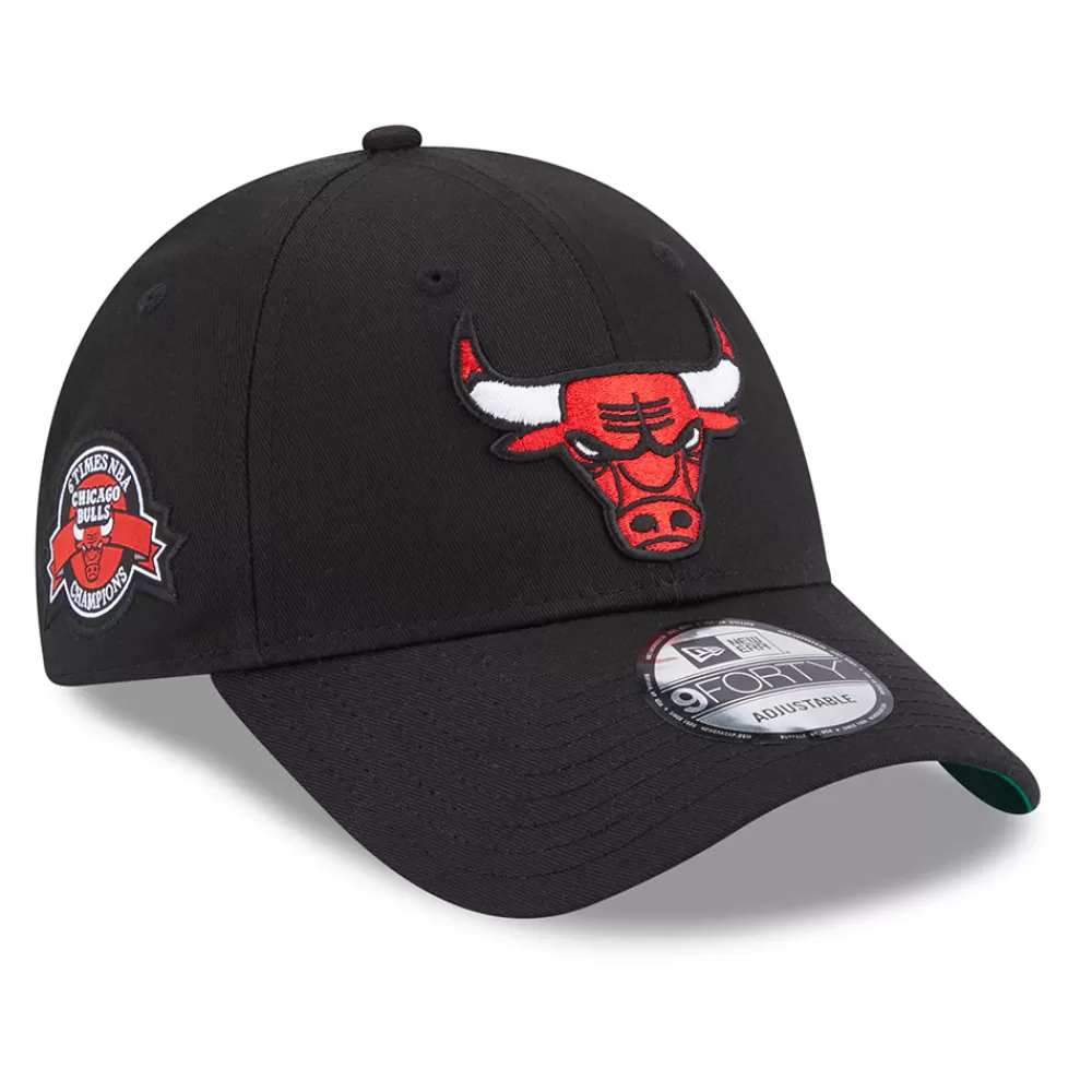 Casquettes De Baseball | Casquettes Homme^New Era Casquette 9FORTY NBA Team Side Patch Chicago Bulls noir