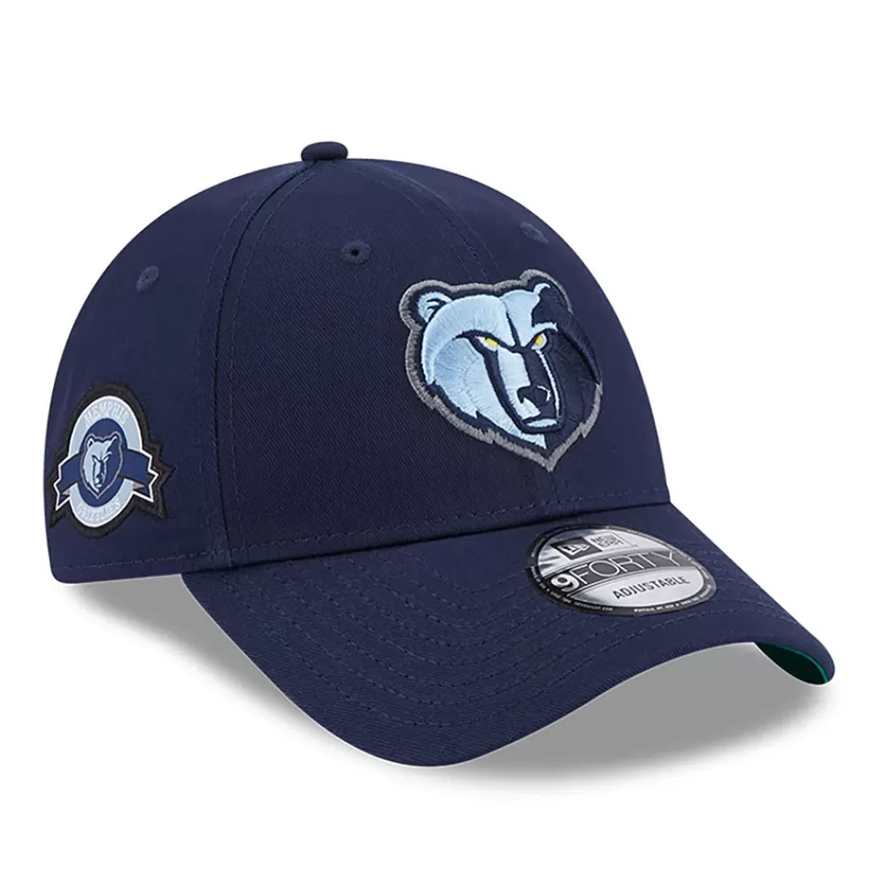 Casquettes De Baseball | Casquettes Homme^New Era Casquette 9FORTY NBA Team Side Patch Memphis Grizzlies bleu marine
