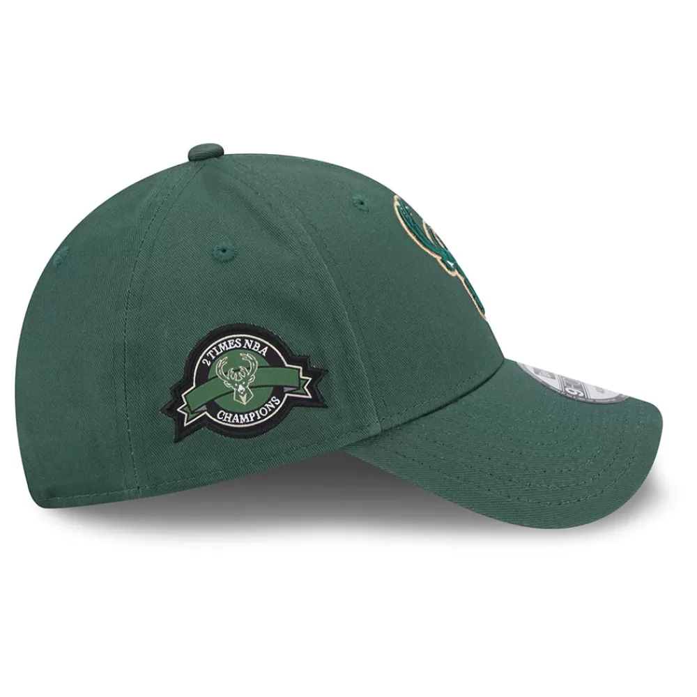 Casquettes De Baseball | Casquettes Homme^New Era Casquette 9FORTY NBA Team Side Patch Milwaukee Bucks vert