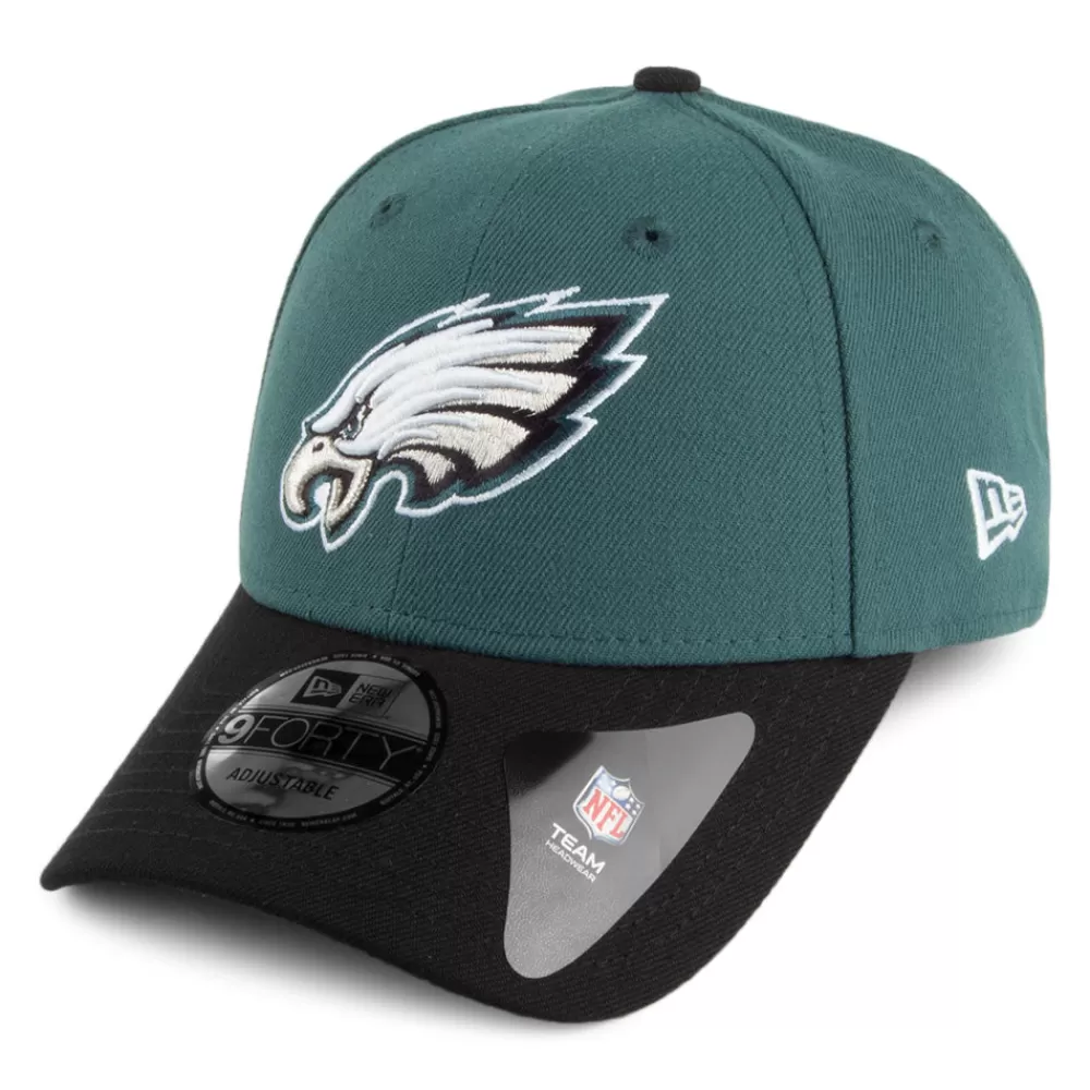 Casquettes De Baseball^New Era Casquette 9FORTY NFL The League Philadelphia Eagles vert-noir