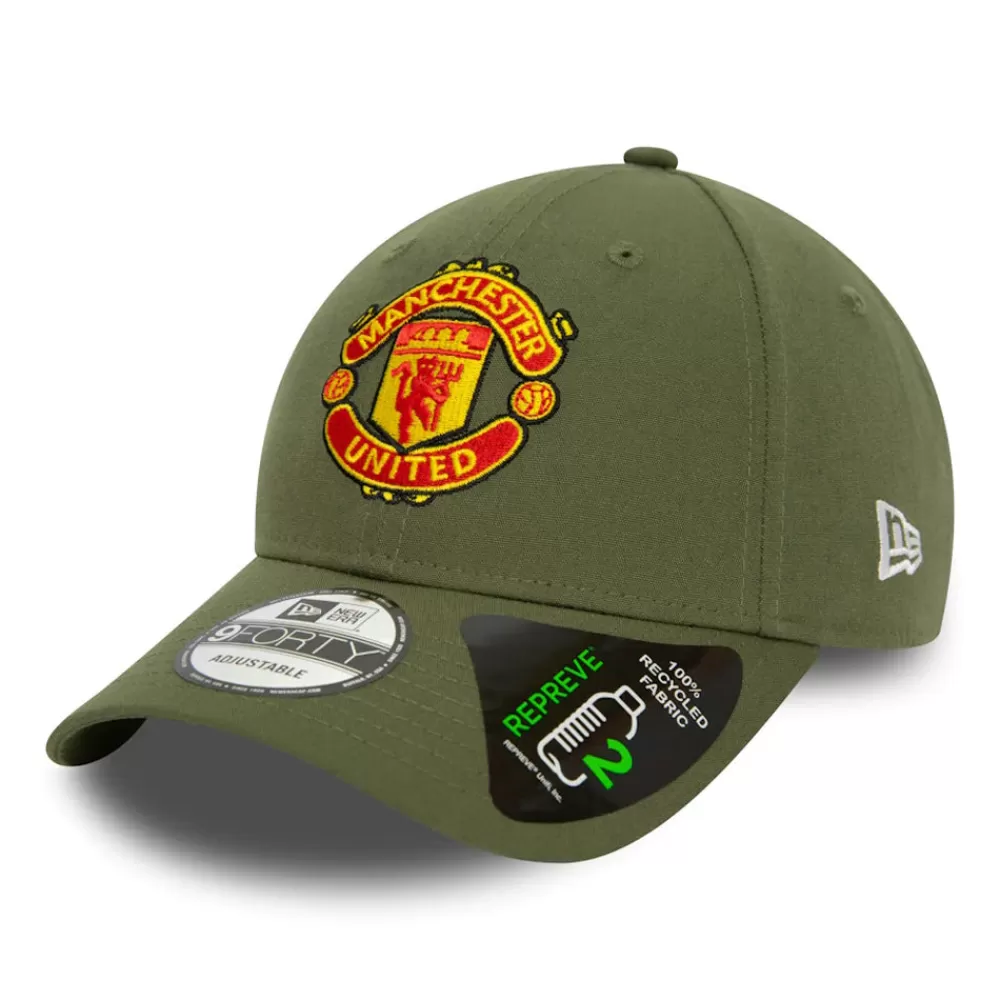 Casquettes Homme^New Era Casquette 9FORTY Repreve Seasonal Pop Manchester United FC olive