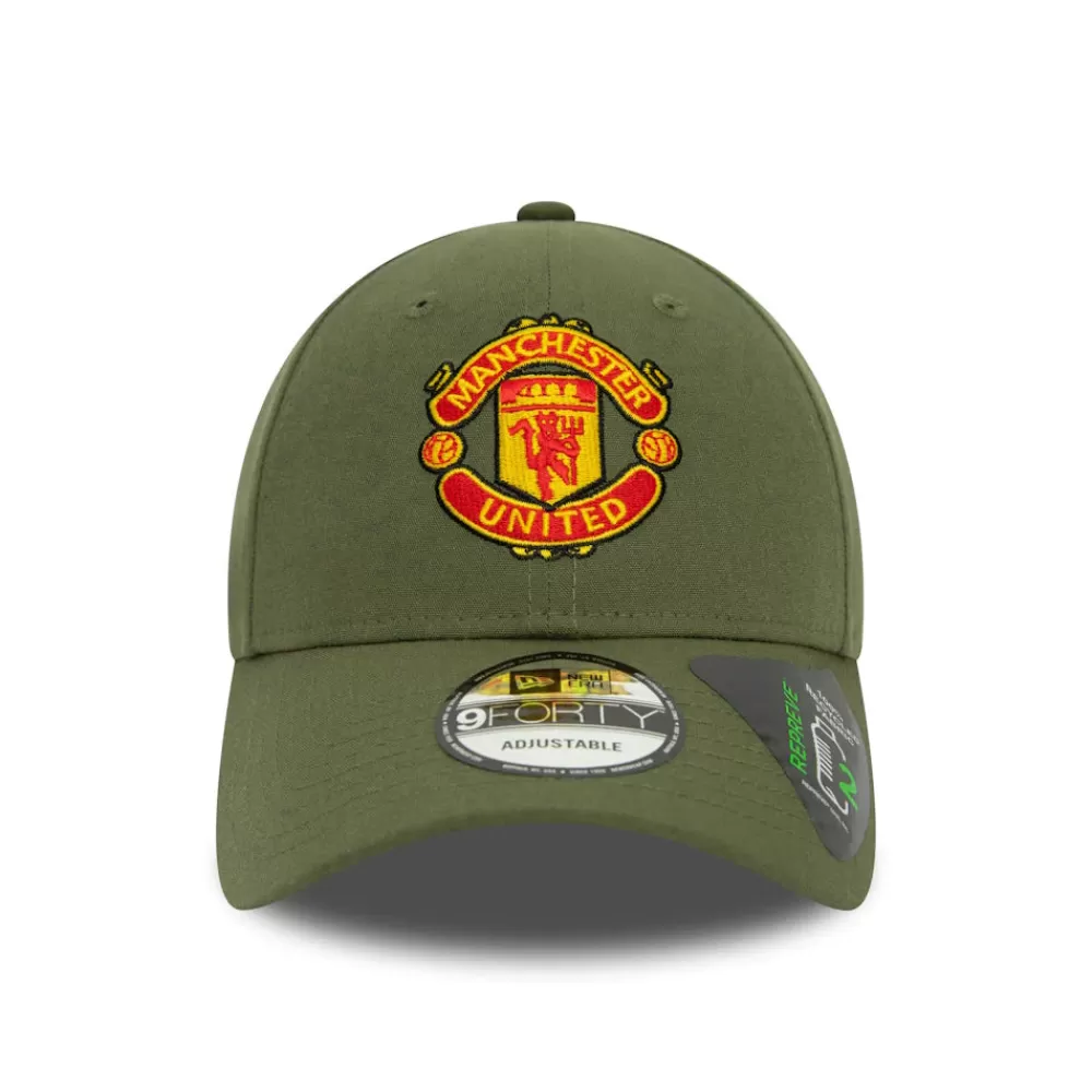 Casquettes Homme^New Era Casquette 9FORTY Repreve Seasonal Pop Manchester United FC olive