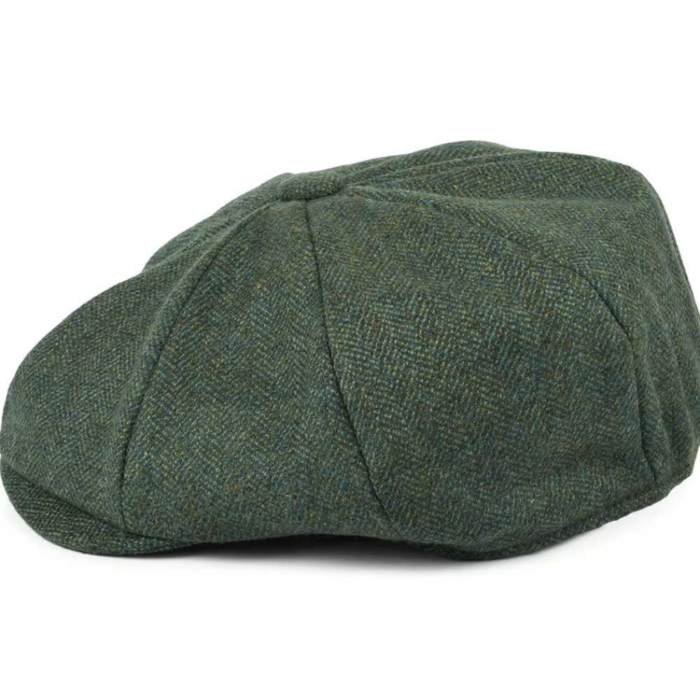 Casquettes Plates | Casquettes Plates^Christys Casquette Gavroche à 8 Pans en Tweed Lovat Teviot forêt
