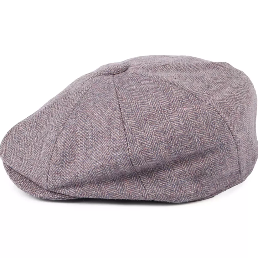 Casquettes Plates | Casquettes Plates^Christys Casquette Gavroche à 8 Pans en Tweed Lovat Teviot violet clair