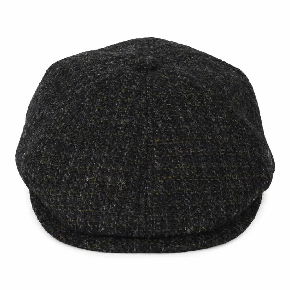 Casquettes Plates | Chapeaux Hiver^Failsworth Casquette Gavroche en Harris Tweed à Carreaux Hudson anthracite