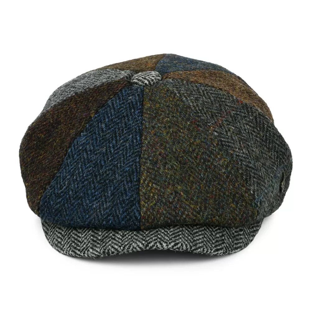 Casquettes Plates | Chapeaux Hiver^Failsworth Casquette Gavroche en Harris Tweed Lewis II multicolore