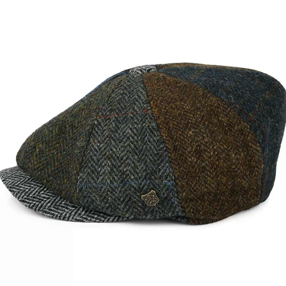 Casquettes Plates | Chapeaux Hiver^Failsworth Casquette Gavroche en Harris Tweed Lewis II multicolore