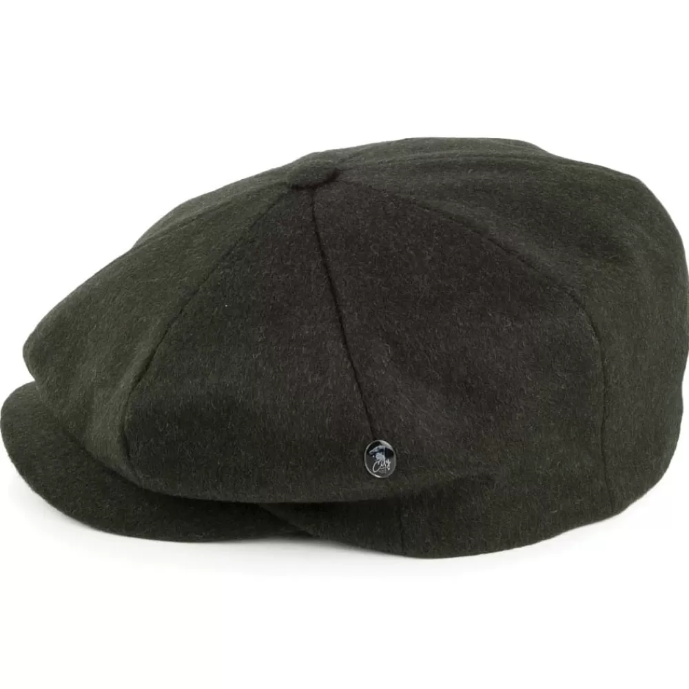 Casquettes Plates | Casquettes Femme^City Sport Casquette Gavroche En Laine Loden vert foncé