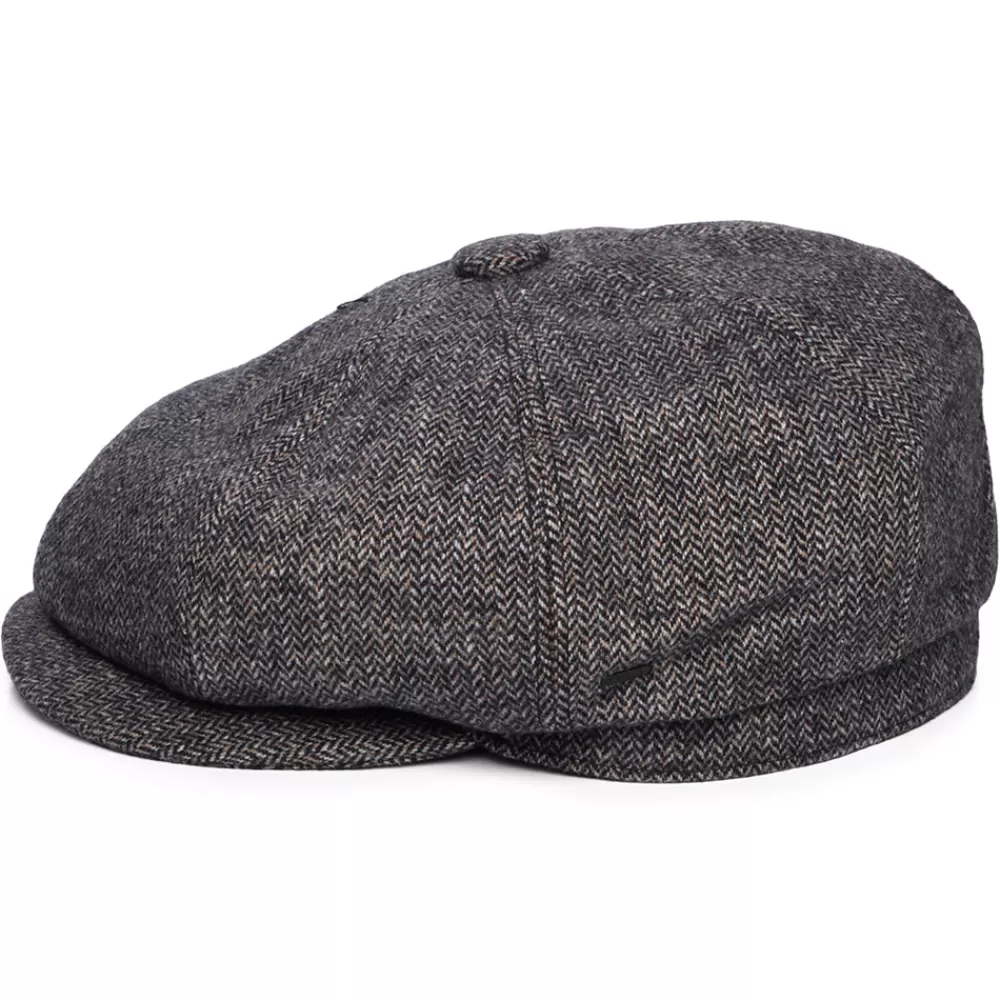 Casquettes Plates | Casquettes Plates^Bailey Casquette Gavroche en Laine Mélangée à Chevrons Cassell bleu marine