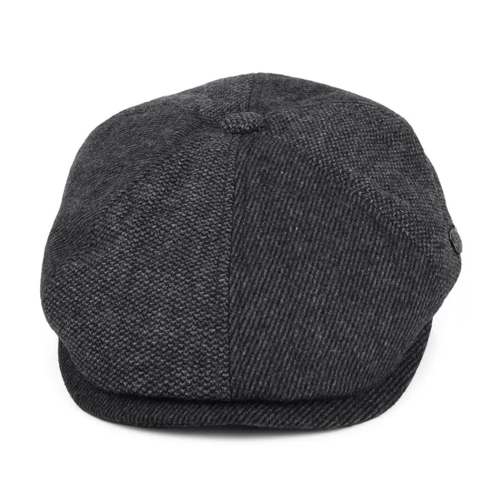 Casquettes Plates | Chapeaux Hiver^Failsworth Casquette Gavroche en Laine Mélangée Hudson Mix anthracite