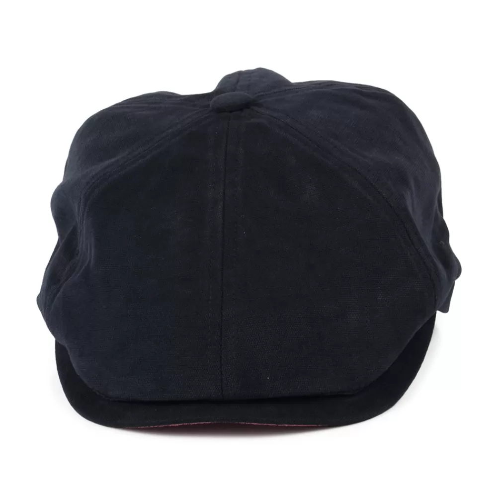 Casquettes Plates | Casquettes Plates^Failsworth Casquette Gavroche en Toile de Coton Hudson bleu marine-saumon