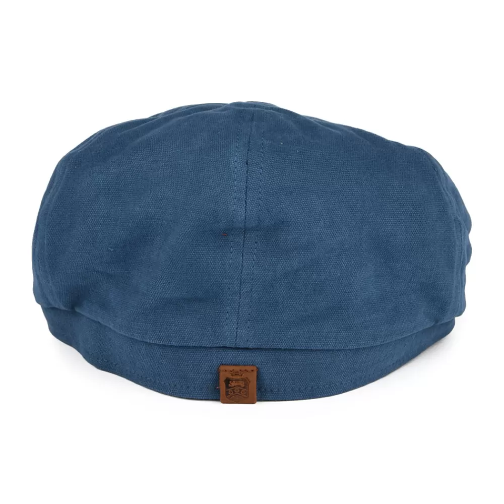 Casquettes Plates | Casquettes Plates^Failsworth Casquette Gavroche en Toile de Coton Hudson bleu sarcelle-argile