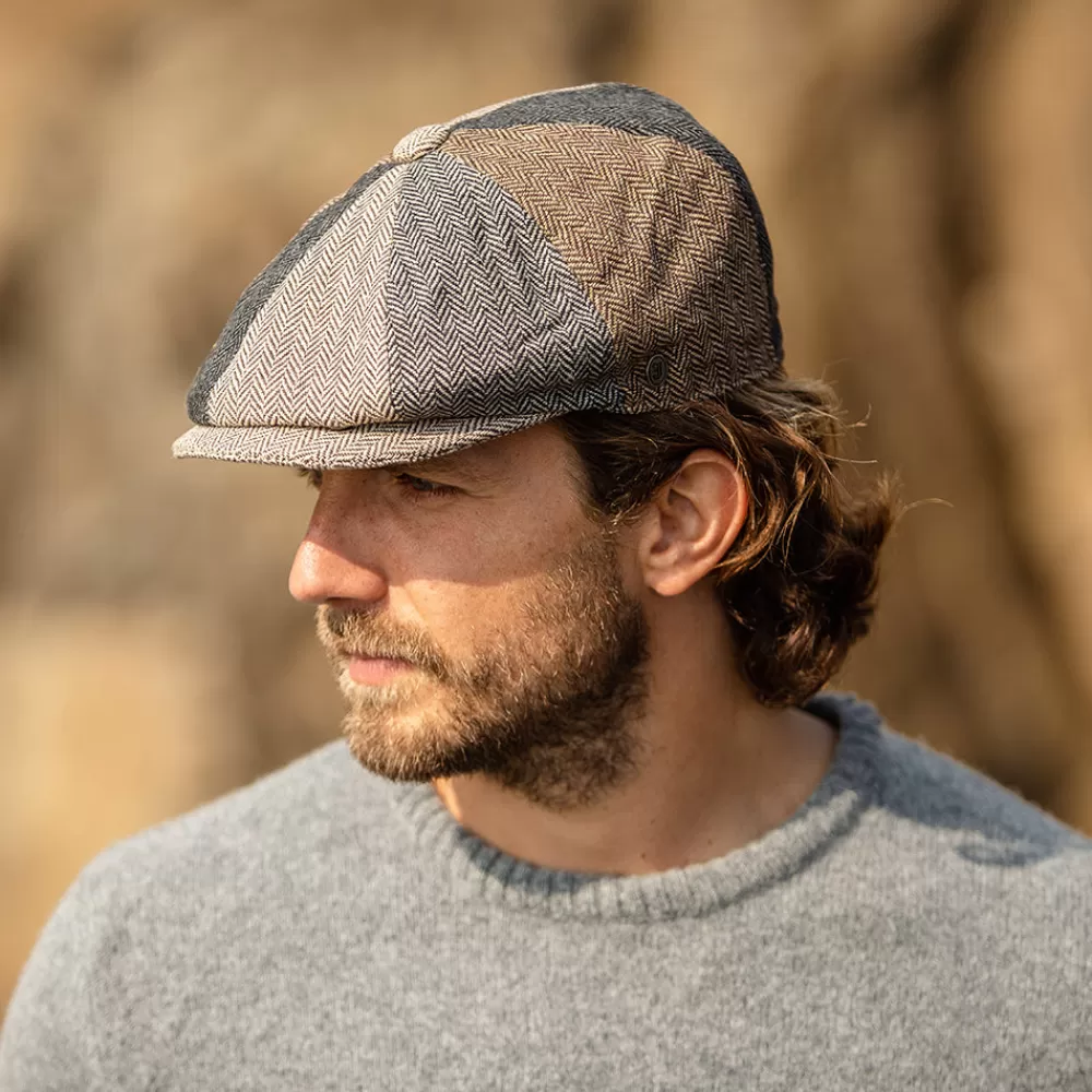 Casquettes Plates | Casquettes Femme^Jaxon & James Casquette Gavroche Patch à Chevrons multicolore JAXON & JAMES