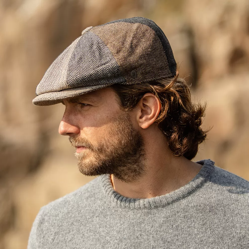 Casquettes Plates | Casquettes Femme^Jaxon & James Casquette Gavroche Patch à Chevrons multicolore JAXON & JAMES