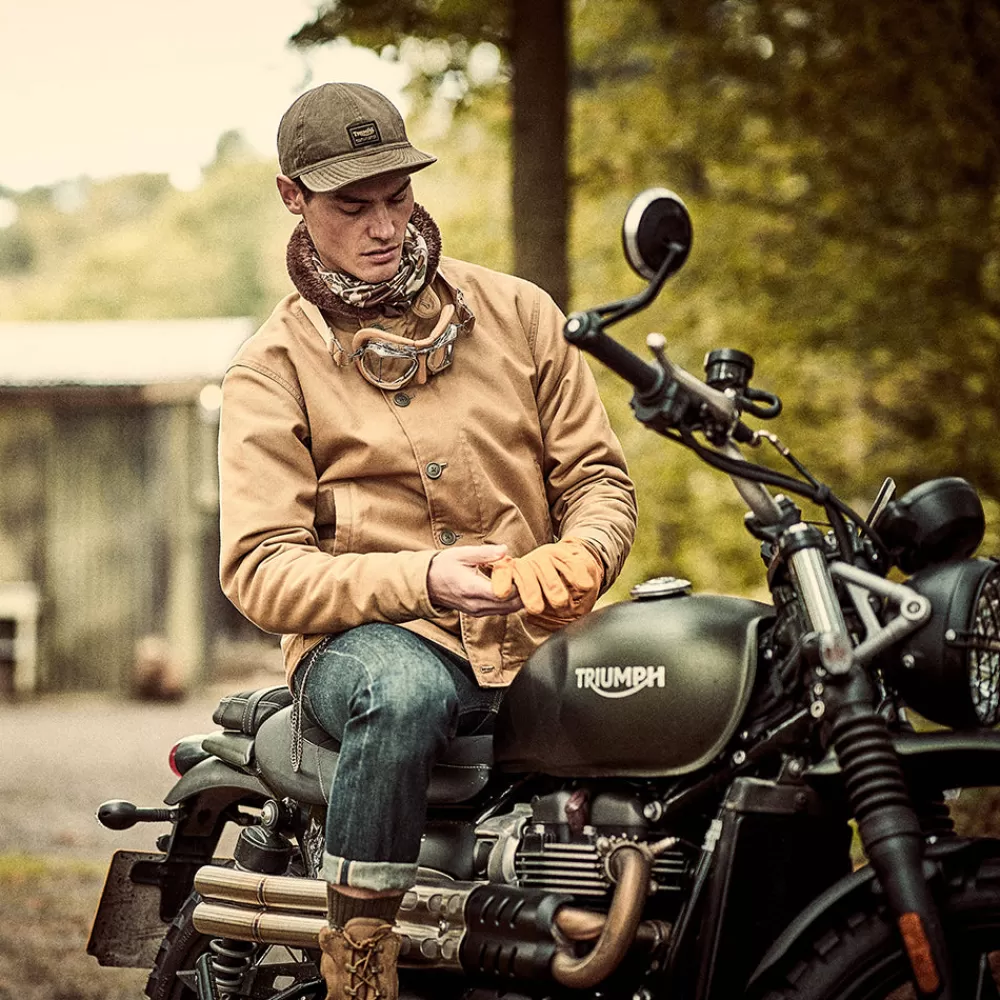 Casquettes Militaires | Casquettes Homme^Triumph Motorcycles Casquette Militaire en Coton sergé Grunt khaki