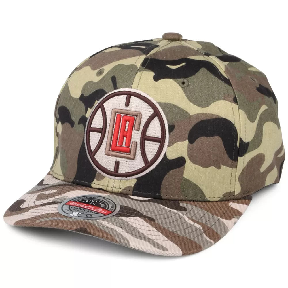 Casquettes De Baseball | Casquettes Homme^Mitchell & Ness Casquette NBA Woodland Desert Stretch L.A. Clippers camouflage MITCHELL & NESS