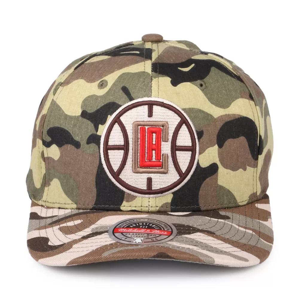 Casquettes De Baseball | Casquettes Homme^Mitchell & Ness Casquette NBA Woodland Desert Stretch L.A. Clippers camouflage MITCHELL & NESS