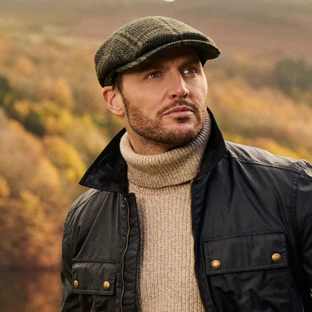 Casquettes Plates | Chapeaux Hiver^Failsworth Casquette Plate à Visière Allongée en Harris Tweed Finsbay forêt