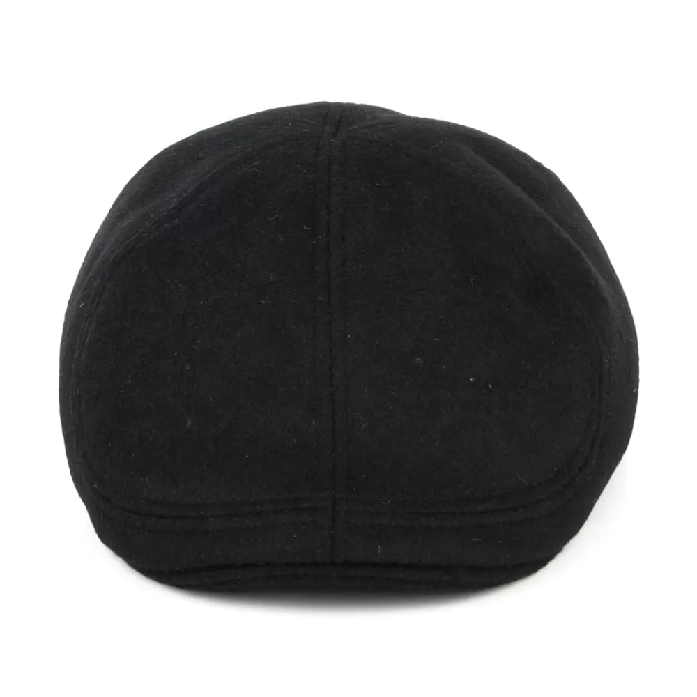 Casquettes Plates | Chapeaux Hiver^Failsworth Casquette Plate Bec-de-Canard en Laine Brossée Mélangée Porto noir