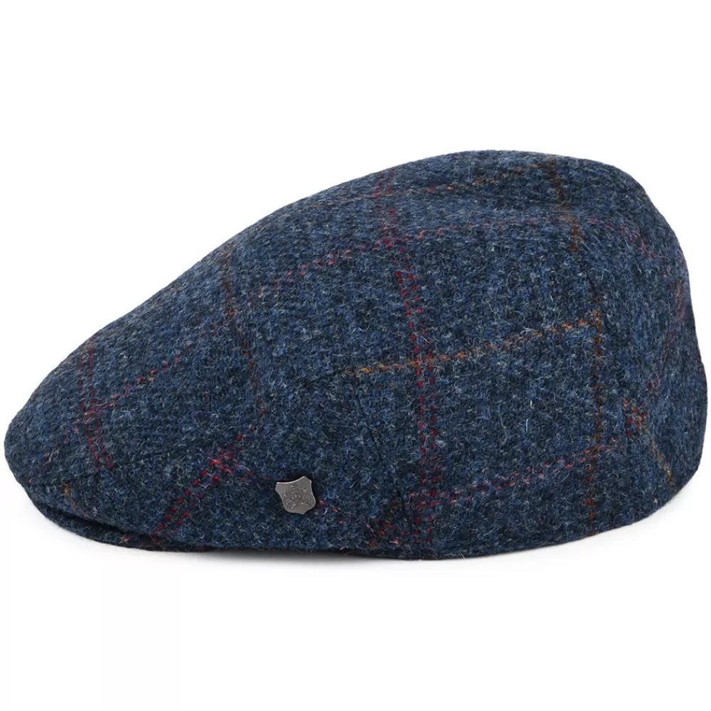 Casquettes Plates | Chapeaux Hiver^Failsworth Casquette Plate en Harris Tweed à Carreaux Stornoway denim-multicolore