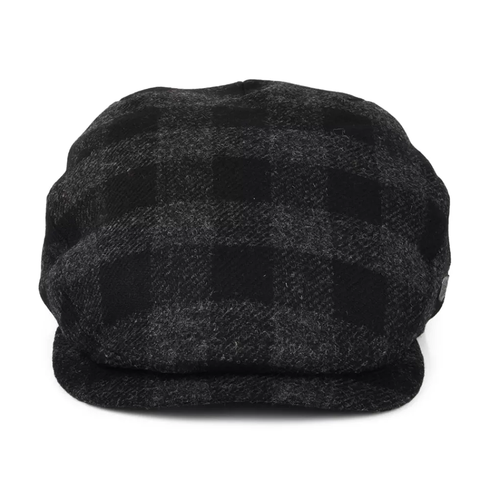 Casquettes Plates | Chapeaux Hiver^Failsworth Casquette Plate en Laine Britannique à Carreaux Longden anthracite