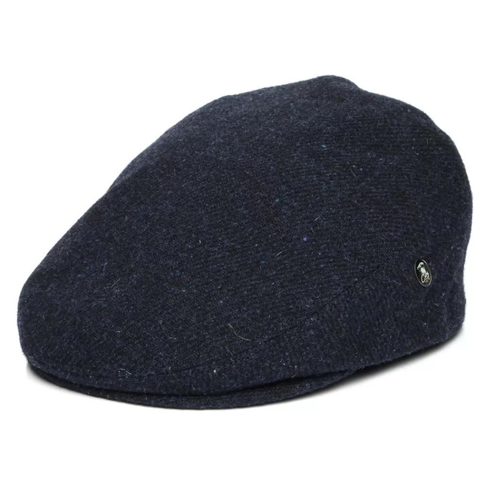 Casquettes Plates | Chapeaux Hiver^City Sport Casquette Plate en Laine Vierge Chinée bleu marine