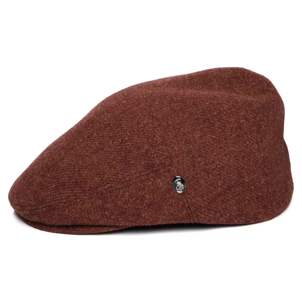 Casquettes Plates | Chapeaux Hiver^City Sport Casquette Plate en Laine Vierge Chinée rouille