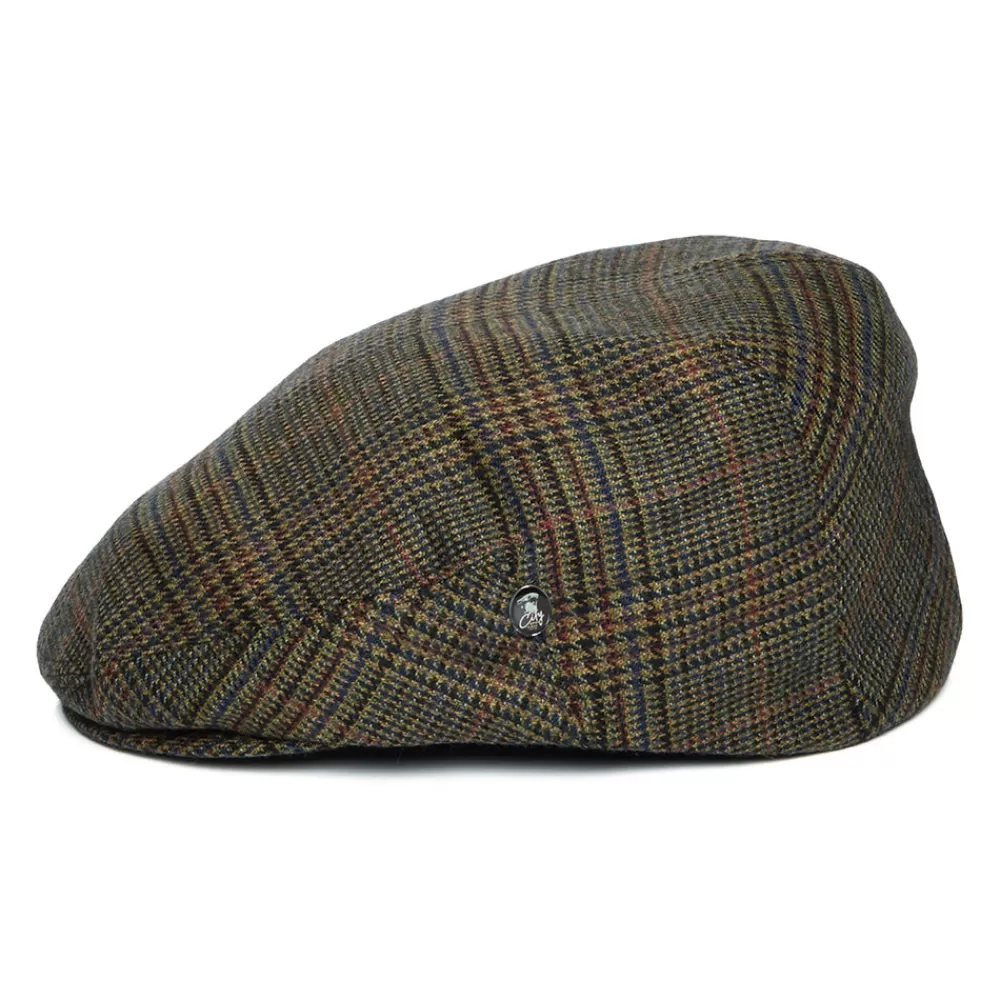 Casquettes Plates | Grandes Tailles^City Sport Casquette Plate en Laine Vierge Prince-de-Galles forêt-multi