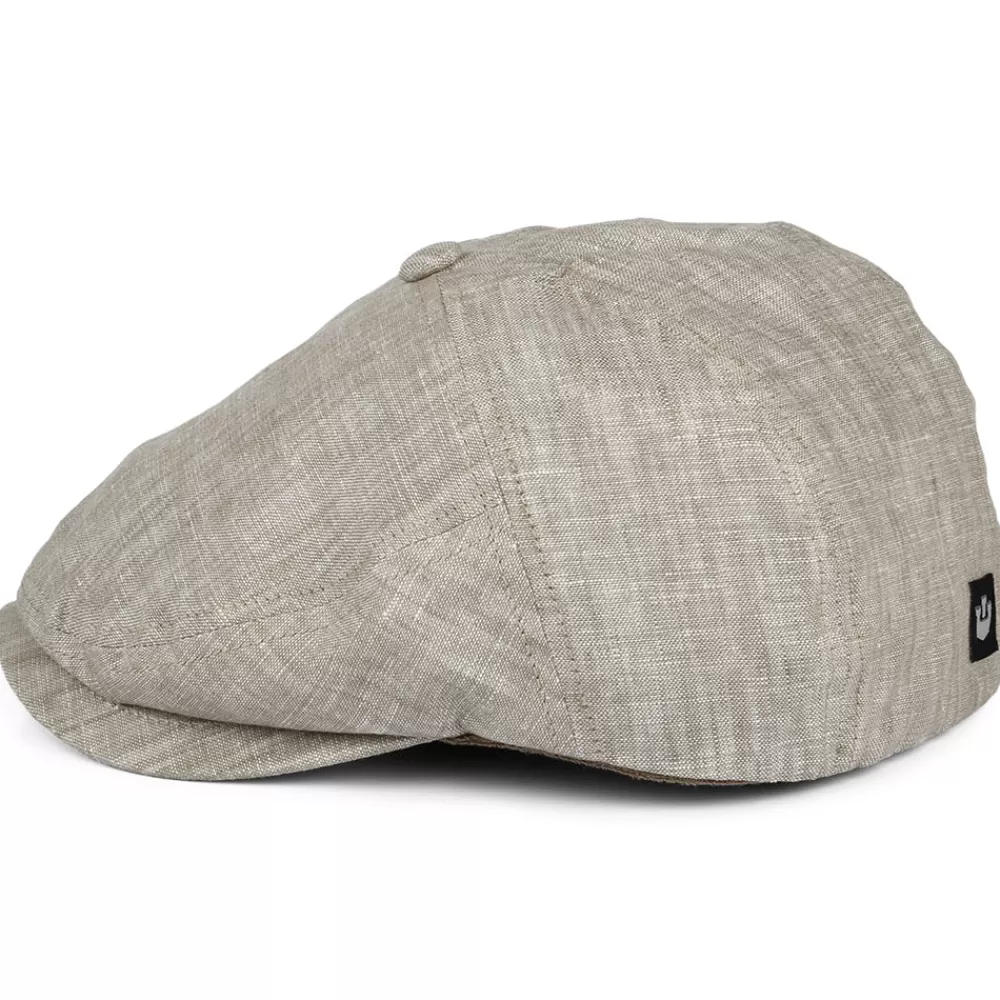 Casquettes Plates | Casquettes Plates^Goorin Bros. Casquette Plate en Lin Will Kimmel marron clair