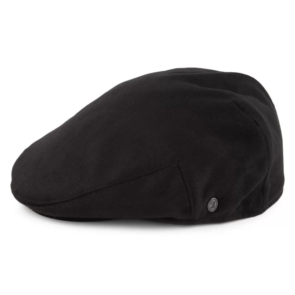Casquettes Plates | Casquettes Femme^Jaxon & James Casquette Plate en Pure Laine Harlem noir JAXON & JAMES