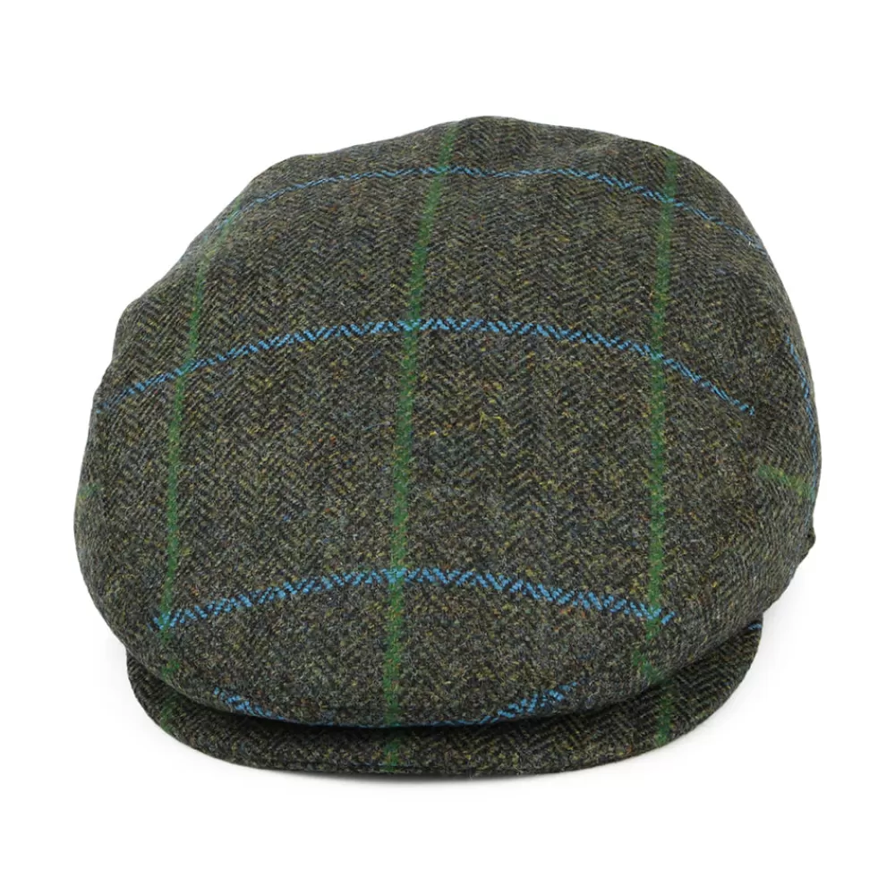 Casquettes Plates | Chapeaux Hiver^Failsworth Casquette Plate Imperméable à Carreaux et Chevrons forêt-bleu