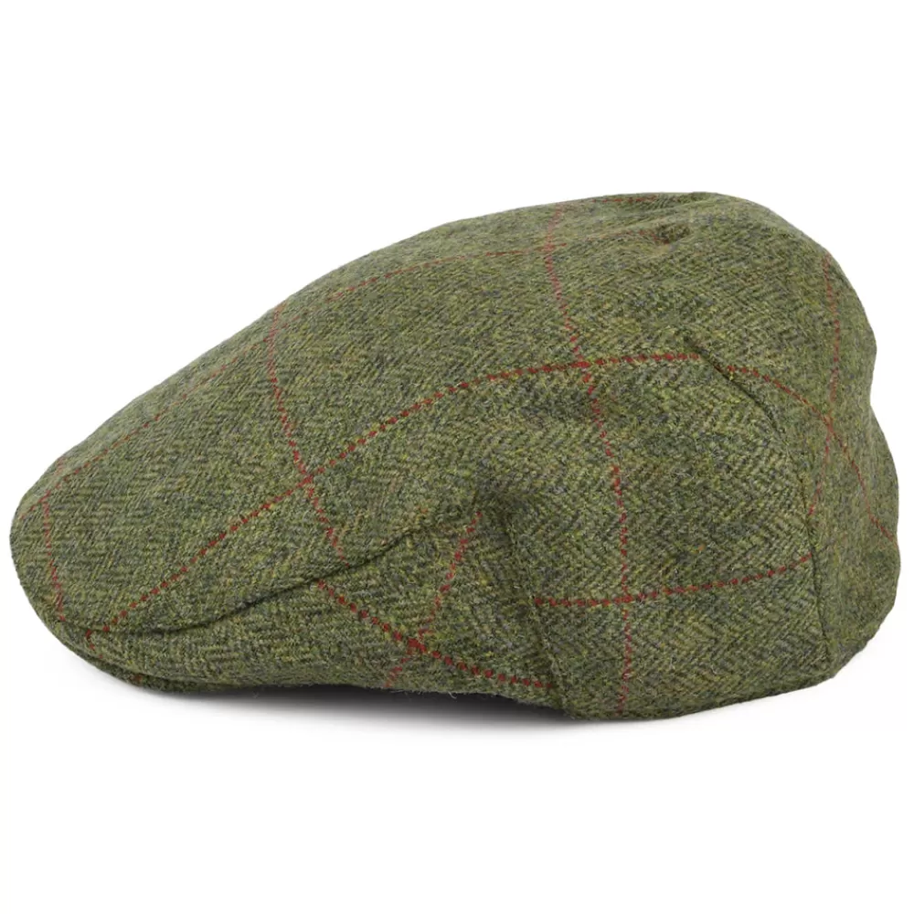 Casquettes Plates | Chapeaux Hiver^Failsworth Casquette Plate Imperméable à Chevrons et Carreaux mousse-beige sable