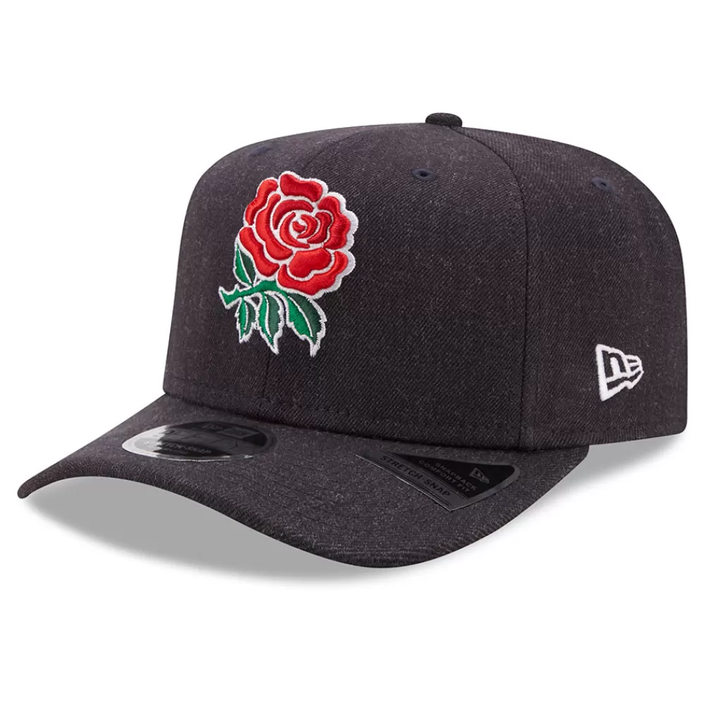 Casquettes De Baseball | Casquettes Homme^New Era Casquette Snapback 9FIFTY Heather Stretch Fédération Anglaise de Rugby à XV bleu marine