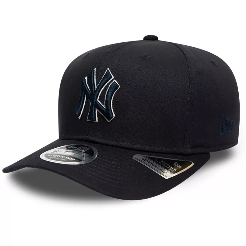 Casquettes De Baseball | Casquettes Homme^New Era Casquette Snapback 9FIFTY MLB Outline Stretch New York Yankees bleu marine
