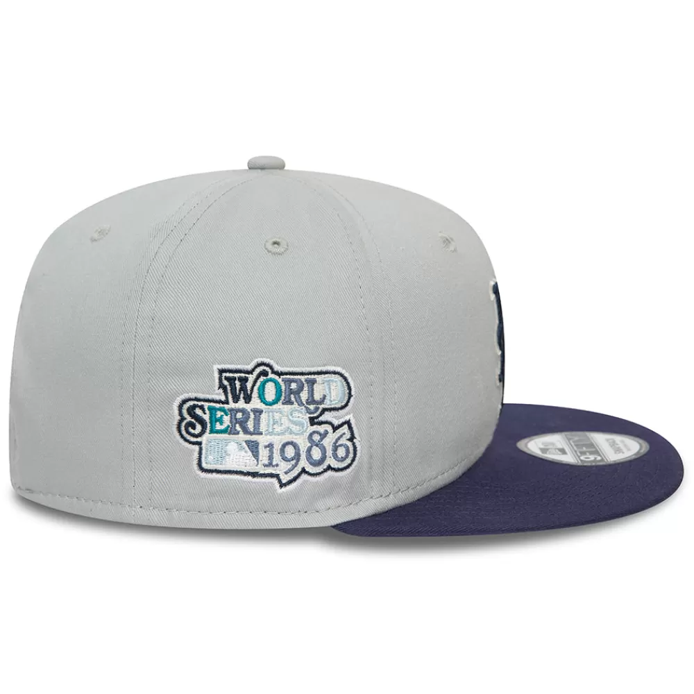 Casquettes De Baseball | Casquettes Homme^New Era Casquette Snapback 9FIFTY MLB Patch New York Mets gris-bleu marine