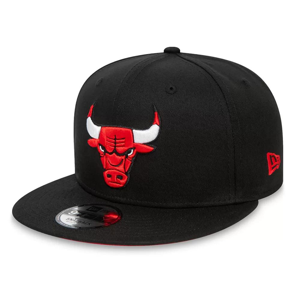 Casquettes Homme^New Era Casquette Snapback 9FIFTY NBA Rear Logo Chicago Bulls noir