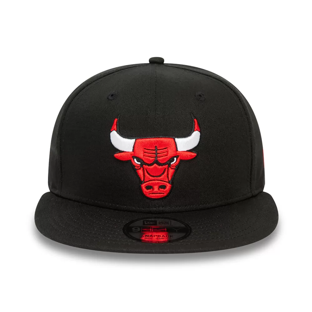 Casquettes Homme^New Era Casquette Snapback 9FIFTY NBA Rear Logo Chicago Bulls noir