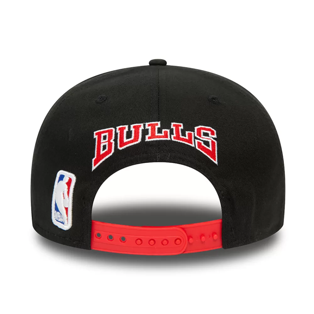 Casquettes Homme^New Era Casquette Snapback 9FIFTY NBA Rear Logo Chicago Bulls noir