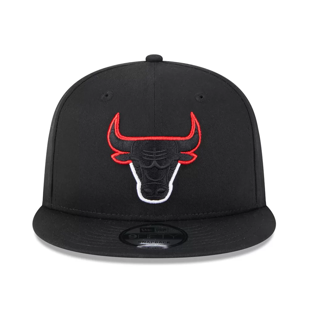 Casquettes De Baseball | Casquettes Homme^New Era Casquette Snapback 9FIFTY NBA Split Logo Chicago Bulls noir