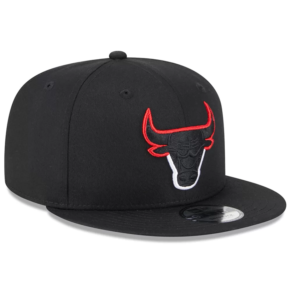 Casquettes De Baseball | Casquettes Homme^New Era Casquette Snapback 9FIFTY NBA Split Logo Chicago Bulls noir