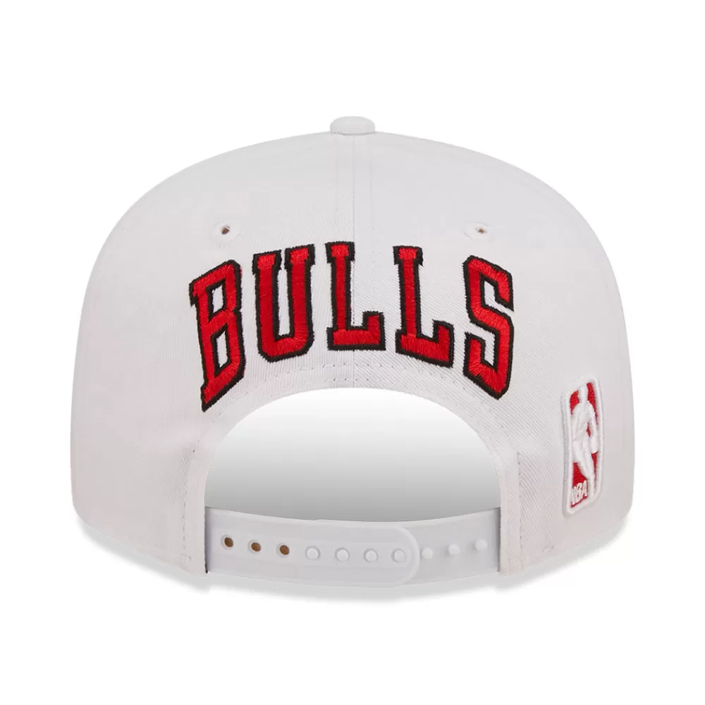 Casquettes De Baseball | Casquettes Homme^New Era Casquette Snapback 9FIFTY NBA White Crown Team Chicago Bulls blanc-rouge