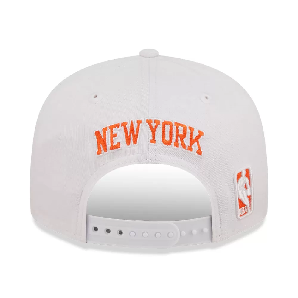 Casquettes De Baseball | Casquettes Homme^New Era Casquette Snapback 9FIFTY NBA White Crown Team New York Knicks blanc-bleu