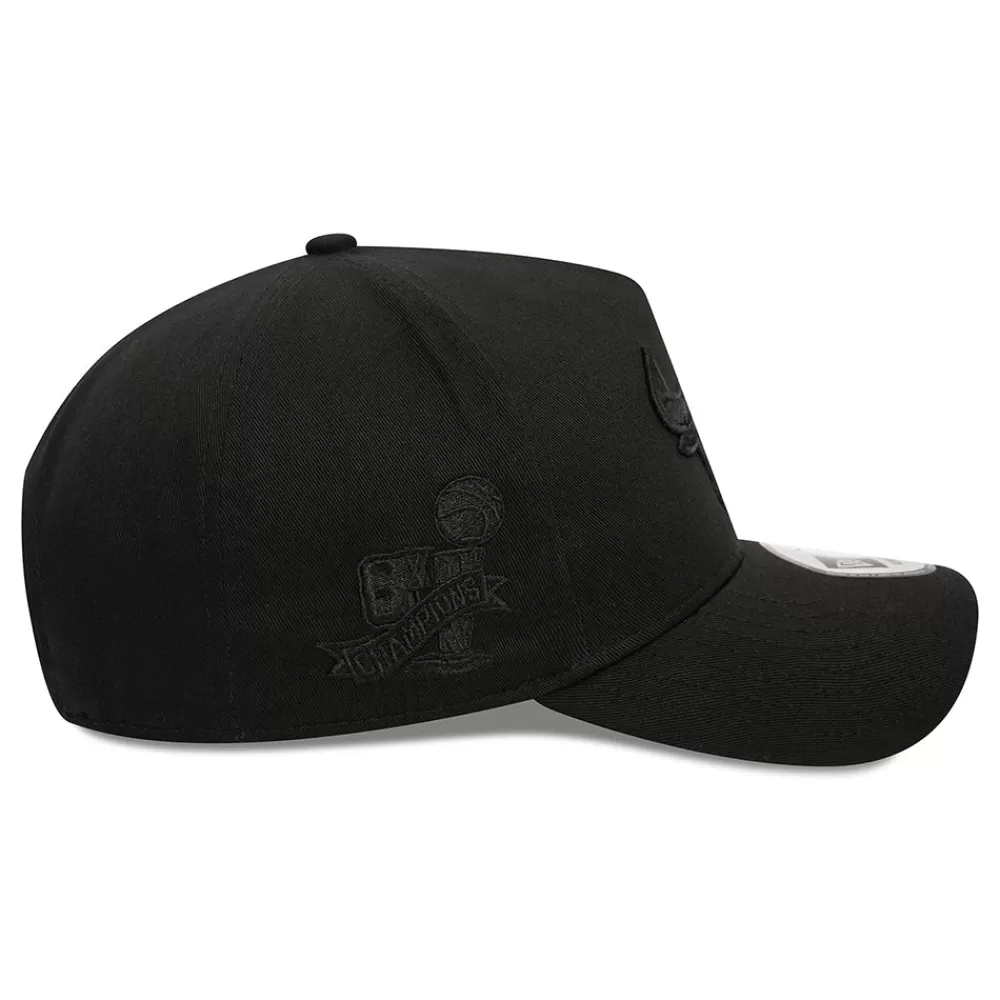 Casquettes De Baseball | Casquettes Homme^New Era Casquette Snapback NBA Monochrome A-Frame Chicago Bulls noir sur noir