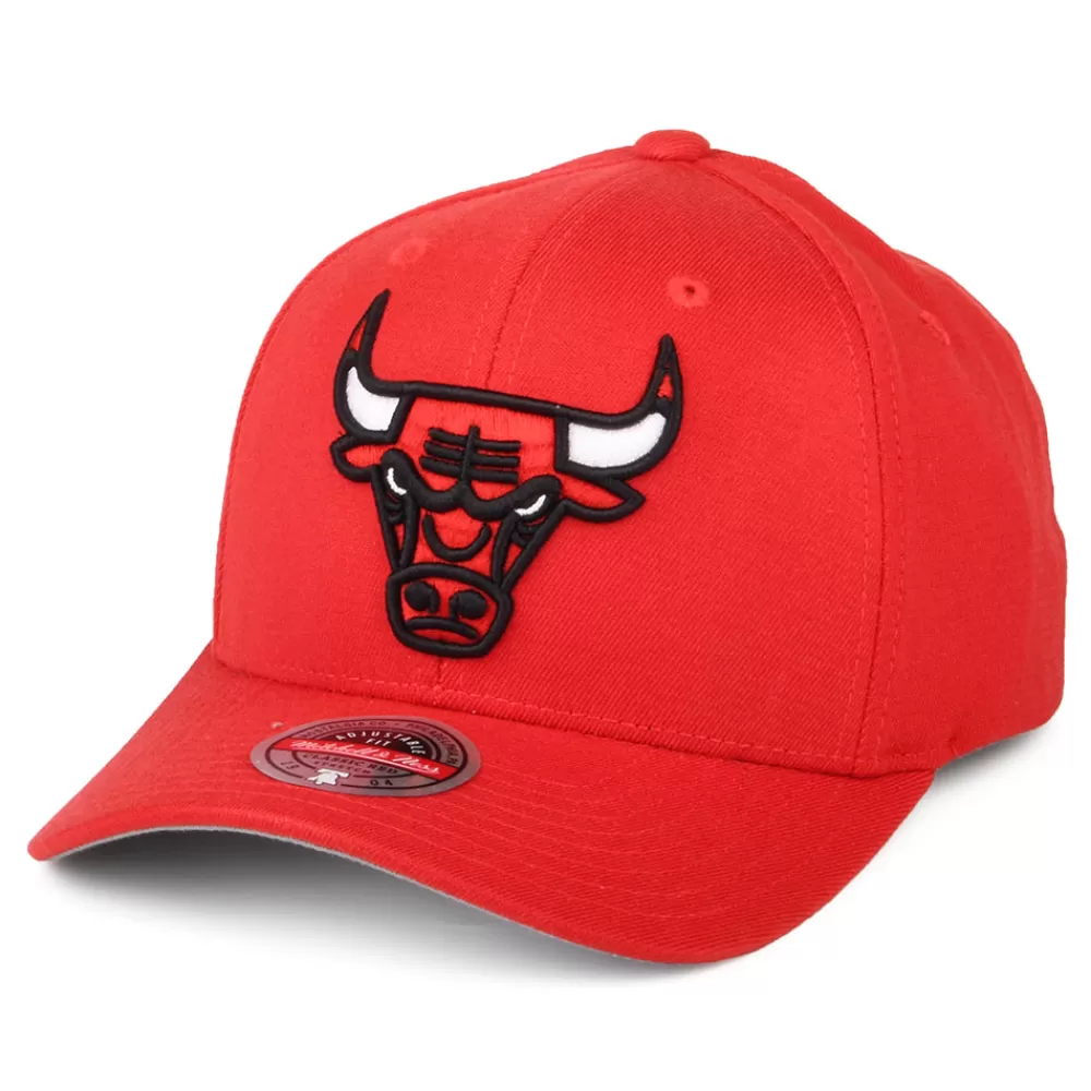 Casquettes De Baseball | Casquettes Homme^Mitchell & Ness Casquette Snapback NBA Team Ground Stretch Chicago Bulls rouge MITCHELL & NESS