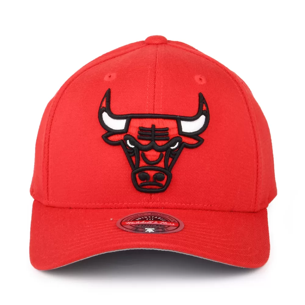 Casquettes De Baseball | Casquettes Homme^Mitchell & Ness Casquette Snapback NBA Team Ground Stretch Chicago Bulls rouge MITCHELL & NESS