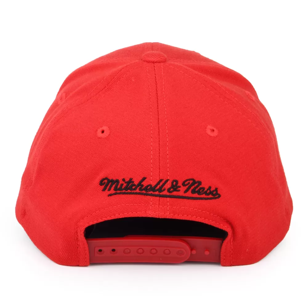 Casquettes De Baseball | Casquettes Homme^Mitchell & Ness Casquette Snapback NBA Team Ground Stretch Chicago Bulls rouge MITCHELL & NESS