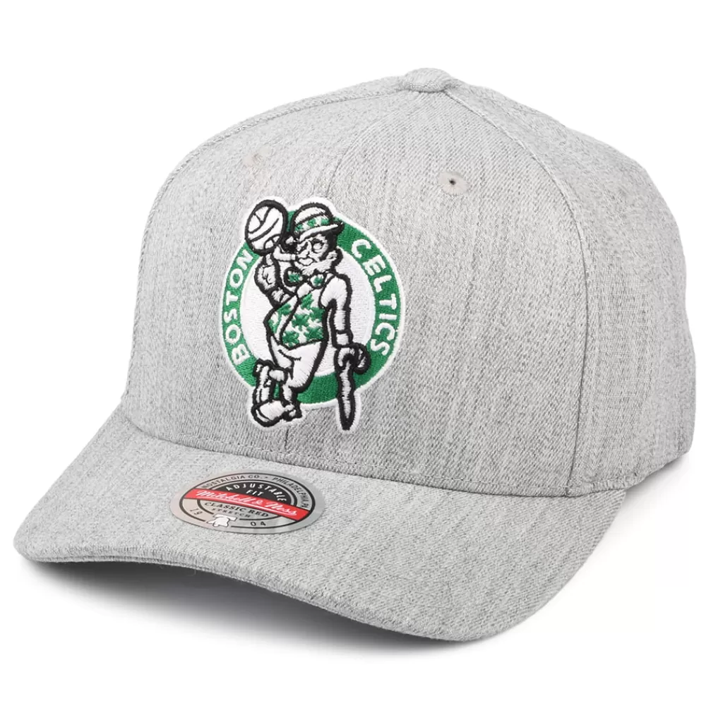 Casquettes De Baseball | Casquettes Homme^Mitchell & Ness Casquette Snapback NBA Team Heather Redline Boston Celtics gris chiné MITCHELL & NESS