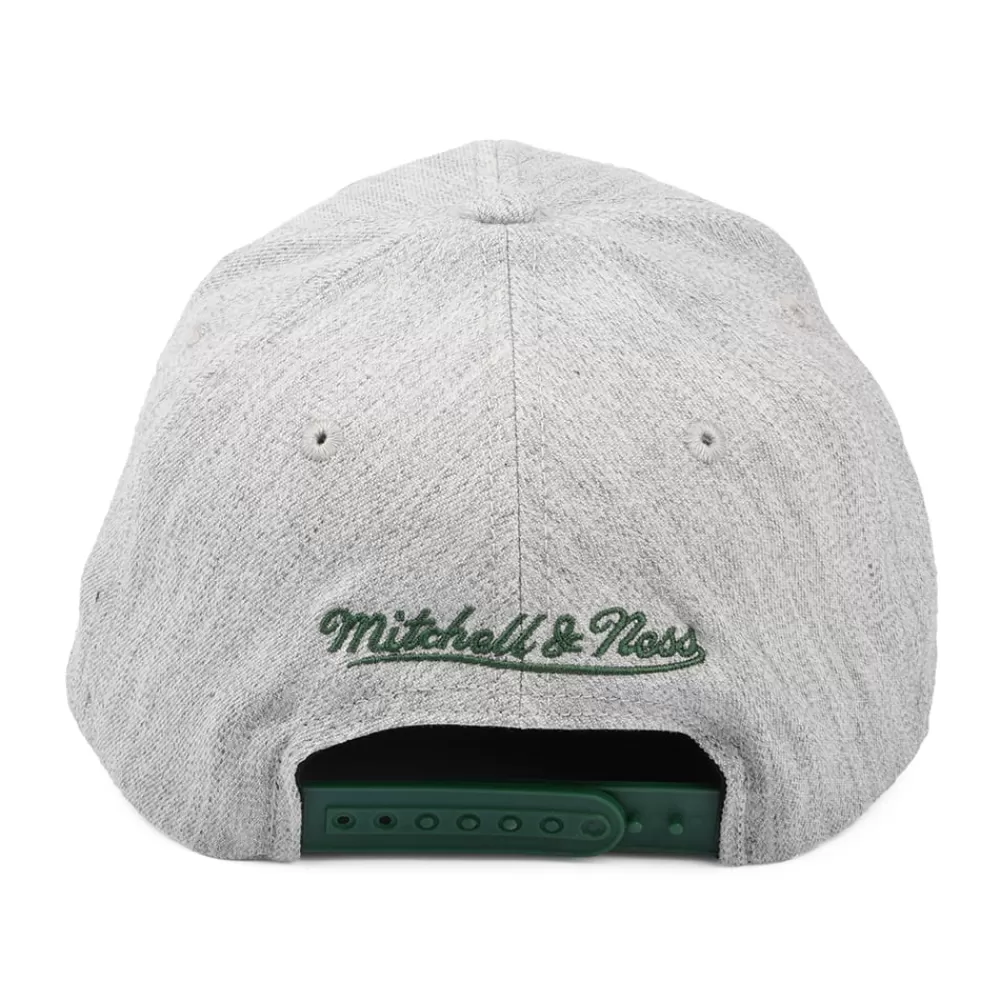 Casquettes De Baseball | Casquettes Homme^Mitchell & Ness Casquette Snapback NBA Team Heather Redline Milwaukee Bucks gris chiné MITCHELL & NESS