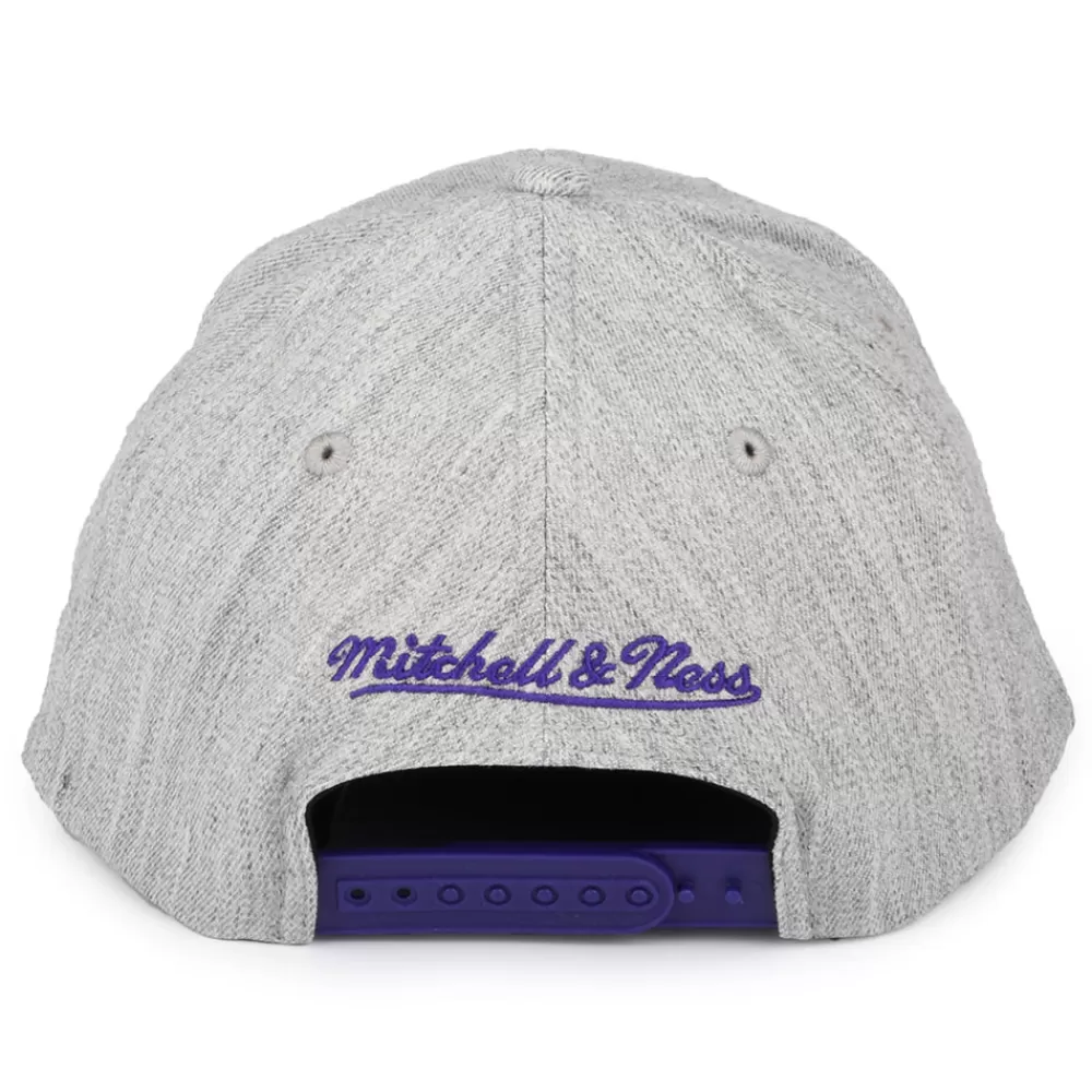 Casquettes De Baseball | Casquettes Homme^Mitchell & Ness Casquette Snapback NBA Team Heather Stretch L.A. Lakers gris chiné MITCHELL & NESS